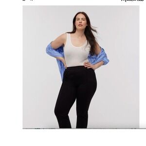 Madewell‎ Black Lightweight Ponte Kickflare Leggings Career Casual Pants Size S